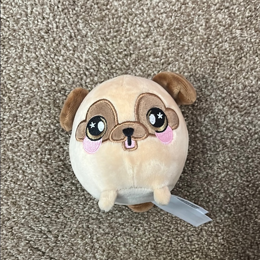 Squeezamals Pug Toy